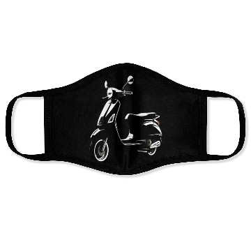 Discover Scooter Motorcycle Moped Rider Face Masks