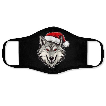 Discover Wolf Christmas Face Masks