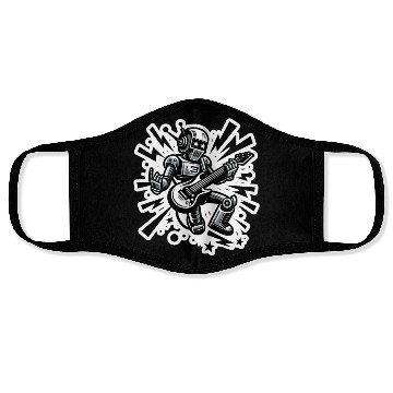 Discover Robot Rocker Lightening Bolts Face Masks Sticker Pack