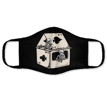 Discover Card Game Skull Face Masks