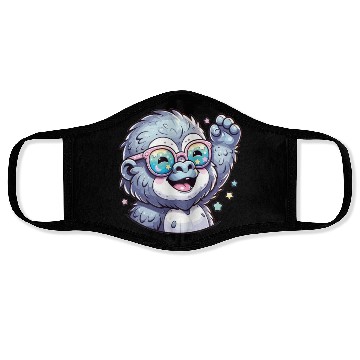 Discover Gorilla With Sunglasses Face Masks