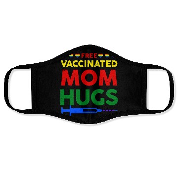 Discover Gay Pride Lesbian Free Vaccinated Mom Hugs Lgbt Face Masks