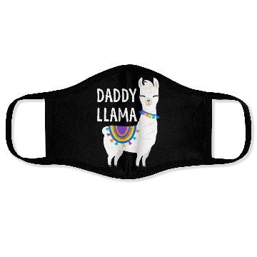 Discover DADDY LLAMA Face Masks