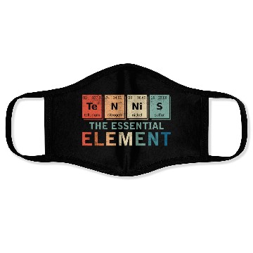 Discover Tennis The Essential Element Racket Sport Player Face Masks
