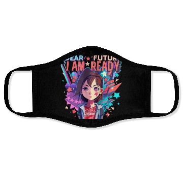 Discover Nye Dear Future I Am Ready Cheers To A New Year Face Masks