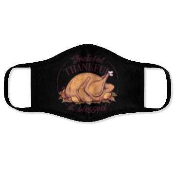 Discover Grateful, Thankful and Blessed Face Masks