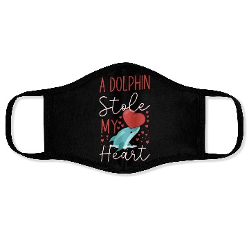 Discover Dolphin Valentines Day A Dolphin Face Masks