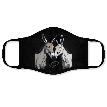Discover Donkey Couple - You & I Face Masks