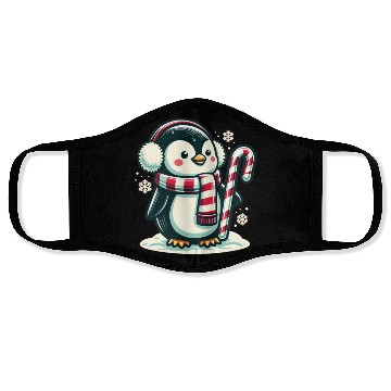 Discover Penguin Christmas Animals Cute Penguins Face Masks