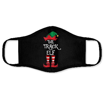 Discover Track Elf Matching Family Christmas Running Face Masks