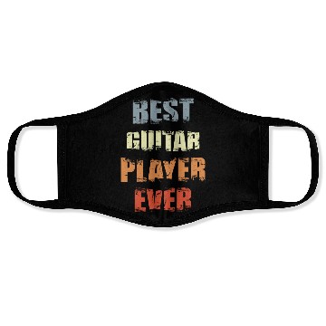 Discover Bast Guitar Player Face Masks