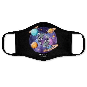 Discover Pisces zodiac sign Face Masks