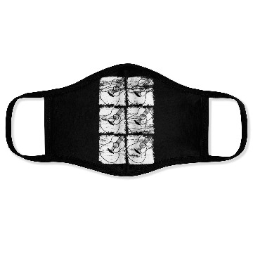 Discover Guitar Drawing Face Masks