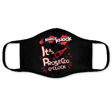 Discover Knock Knock It's Prosecco O'Clock Champagne Italia Face Masks