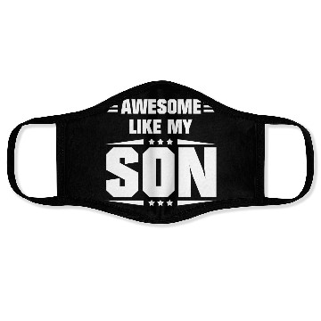 Discover Awesome Like My Son Face Masks