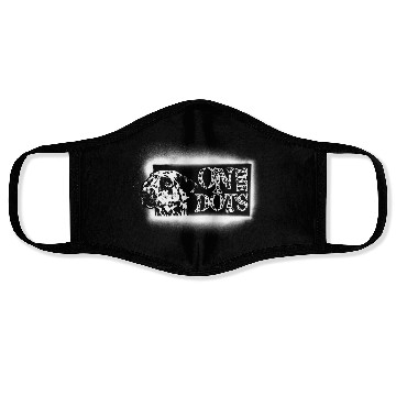 Discover On The Dots Black and White Dalmatian Dog Face Masks