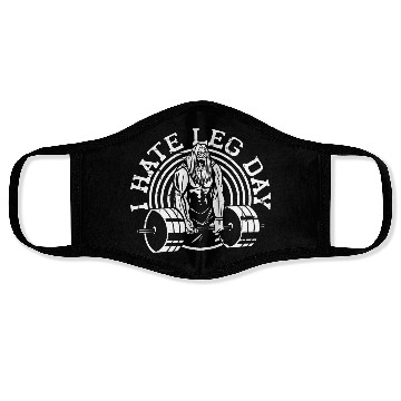 Discover I Hate Leg Day 23 Face Masks