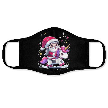 Discover Santa Claus and Unicorn Face Masks