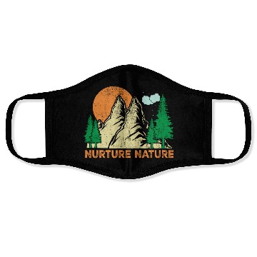Discover Environment nurture nature Face Masks