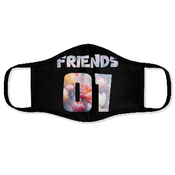 Discover best friends for 3 - Friends Face Masks