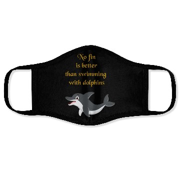 Discover Embrace the Waves with Dolphins Face Masks
