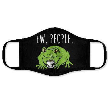 Discover Ew People Cottagecore Frog With Tea Face Masks