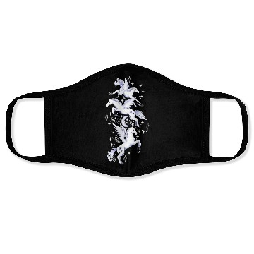 Discover Pretty Purple Punk Pegasi Face Masks