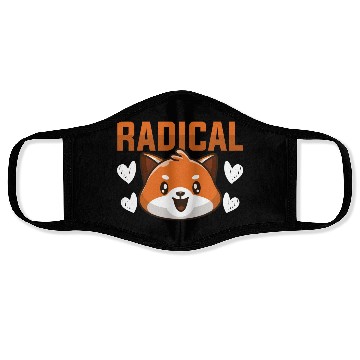 Discover Radical Red Panda Face Masks