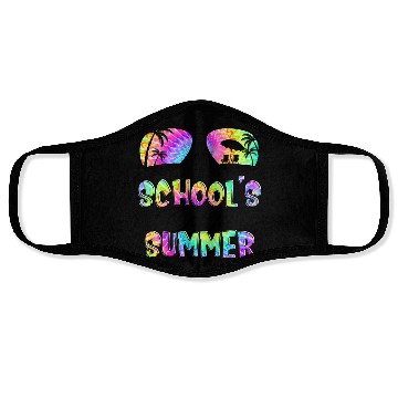 Discover Funny Last Day Of School Teacher School s Out For Face Masks