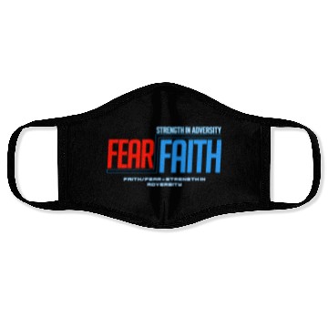 Discover Faith Over Fear Face Masks