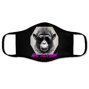 Discover Ape season Face Masks