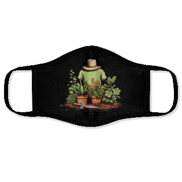 Discover Tiny Gardener's Paradise Cute Pocket Garden Face Masks