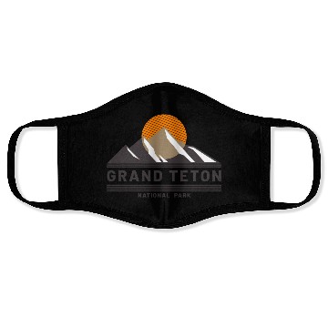 Discover Grand Teton National Park Face Masks