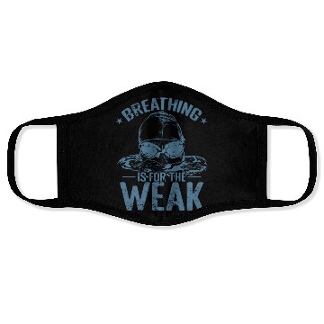 Discover Breathing is for the Weak Swim Sport Face Masks