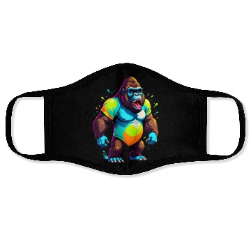 Discover Cartoonish Gorilla Face Masks