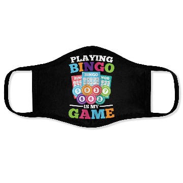 Discover Playing Bingo Is My Game for a Bingo Player Face Masks