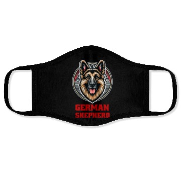 Discover i love my german shepherd Face Masks