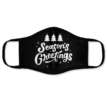 Discover Seasons Greetings Face Masks
