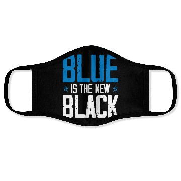 Discover Blue Is The New Black Voting American Voter Vote Face Masks