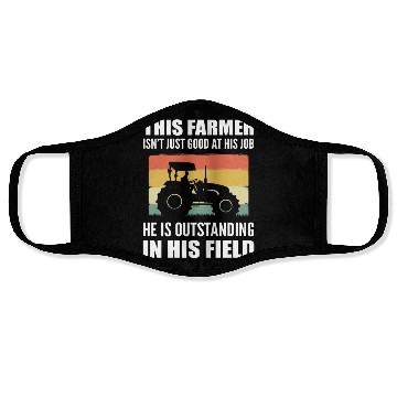 Discover Funny Farmer Rancher Face Masks