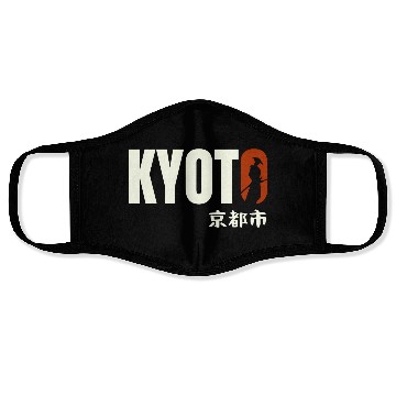 Discover Kyoto Typography Face Masks - Urban Statement