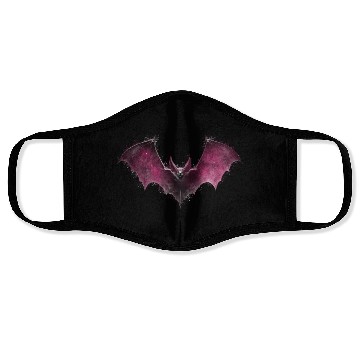 Discover Gothic Bat Occult Space Galaxy Vampire Goth Alt Ae Face Masks