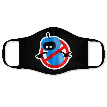 Discover Not My Robot - Circle Logo Face Masks