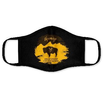 Discover Mule Deer Foundation of Wyoming Face Masks