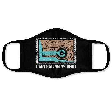 Discover Carthaginians nerd Face Masks