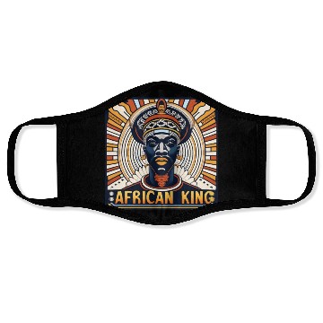 Discover African King Gift For Afrocentric Lovers Face Masks