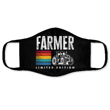 Discover Funny Farmer Gift Face Masks