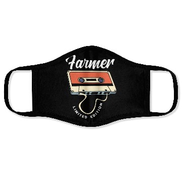 Discover Funny Farmer Gift Face Masks