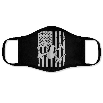 Discover Drone Flag Patriotic Quadcopter Face Masks