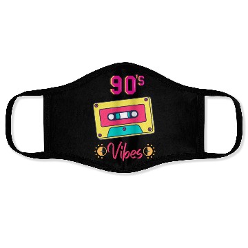 Discover 90s vibes nostalgia Face Masks